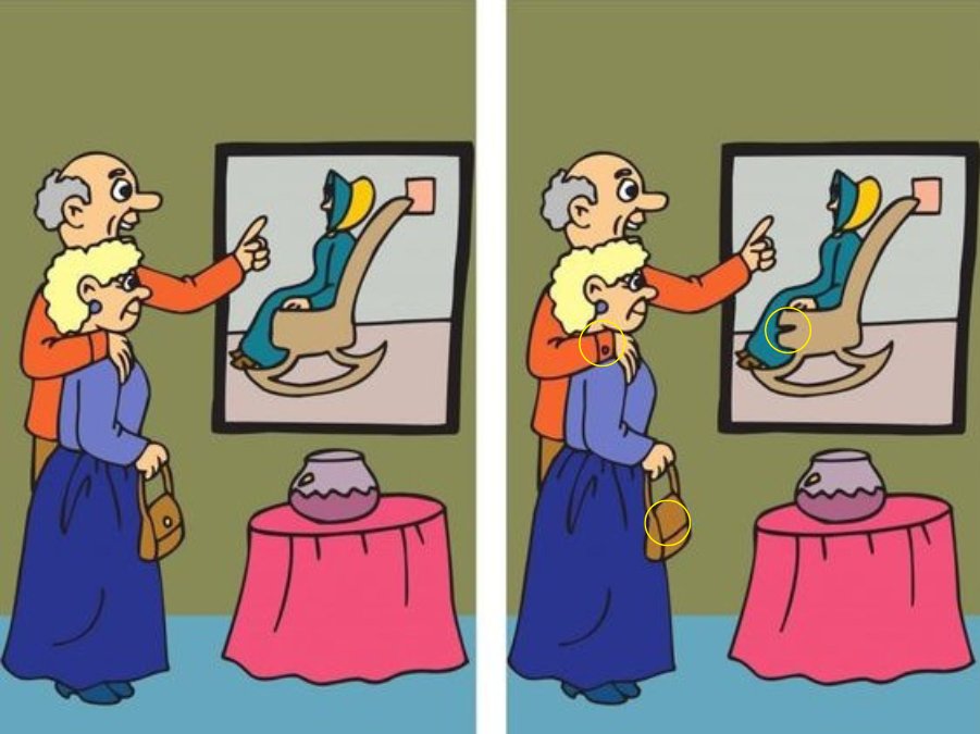 Spot 3 Differences Between The Two Art Gallery Pictures In 15 Seconds ...